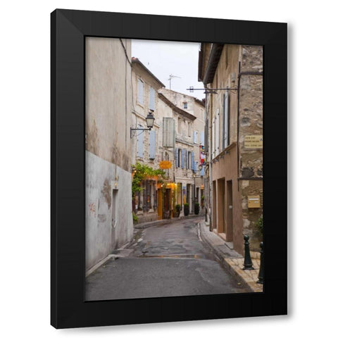 France, Provence Art gallery and shops Black Modern Wood Framed Art Print by Lord, Fred