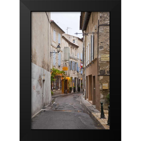 France, Provence Art gallery and shops Black Modern Wood Framed Art Print by Lord, Fred