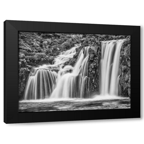 Kirkjufellsfoss-Iceland Black Modern Wood Framed Art Print with Double Matting by Ford, John