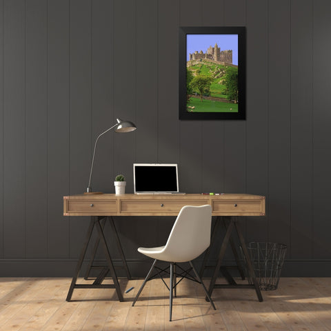 Ireland, Co Tipperary Rock of Cashel fortress Black Modern Wood Framed Art Print by Flaherty, Dennis