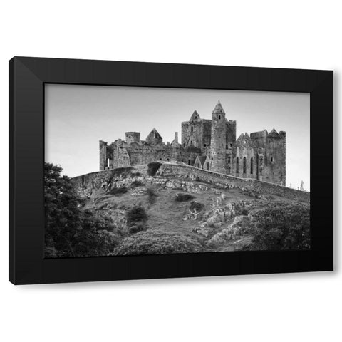 Ireland, County Tipperary Rock of Cashel castle Black Modern Wood Framed Art Print with Double Matting by Flaherty, Dennis