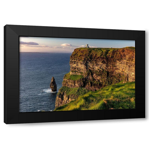 Cliffs of Moher in County Clare-Ireland Black Modern Wood Framed Art Print with Double Matting by Haney, Chuck