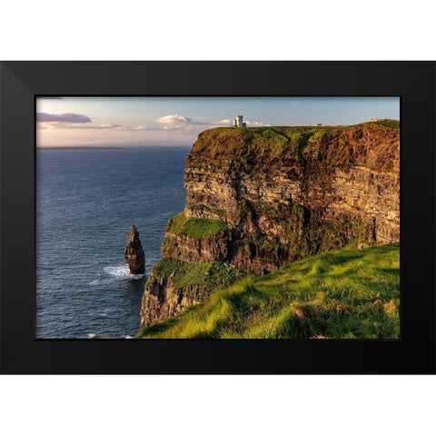 Cliffs of Moher in County Clare-Ireland Black Modern Wood Framed Art Print by Haney, Chuck