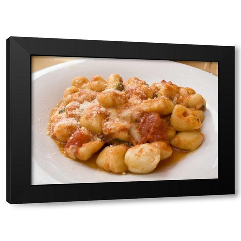 Italy, Positano Gnocchi, a potato or bread dish Black Modern Wood Framed Art Print with Double Matting by Kaveney, Wendy