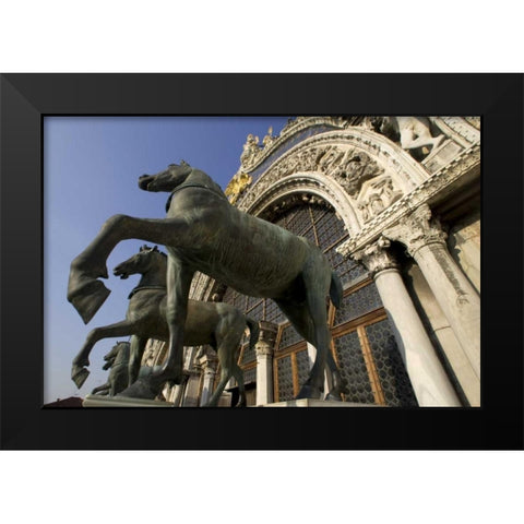 Italy, Venice San Marco- Basilica di San Marco Black Modern Wood Framed Art Print by Kaveney, Wendy