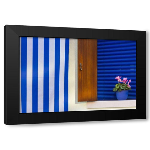 Italy, Venice Design contrast on residence Black Modern Wood Framed Art Print with Double Matting by Young, Bill