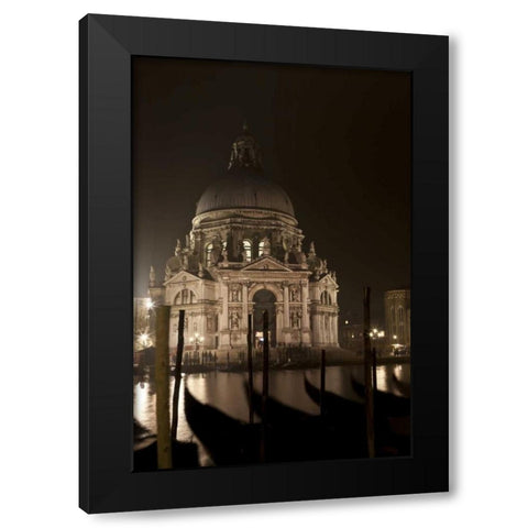 Italy, Venice San Giorgio Maggiore church Black Modern Wood Framed Art Print with Double Matting by Young, Bill
