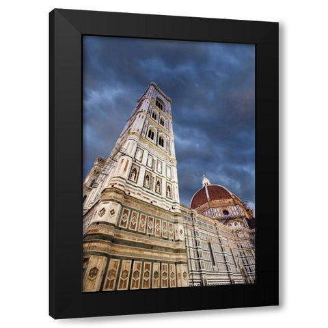 Italy, Basilica di Santa Maria del Fiore Black Modern Wood Framed Art Print with Double Matting by Flaherty, Dennis