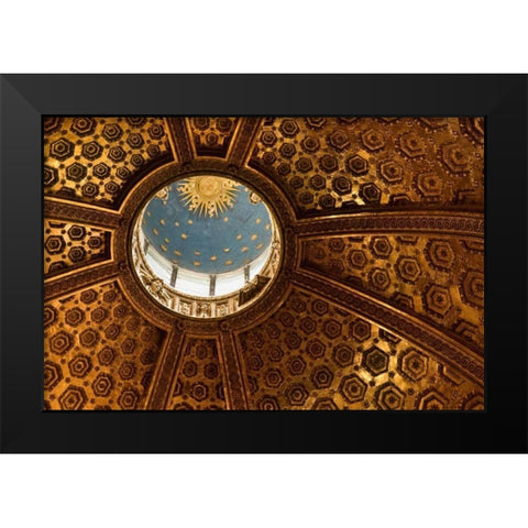 Italy, Tuscany, Siena Siena Cathedral interior Black Modern Wood Framed Art Print by Bush, Marie