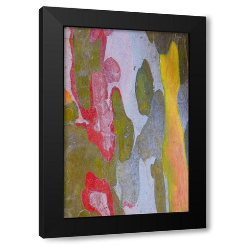 Italy, Tuscany Cypress tree bark patterns Black Modern Wood Framed Art Print by Delisle, Gilles