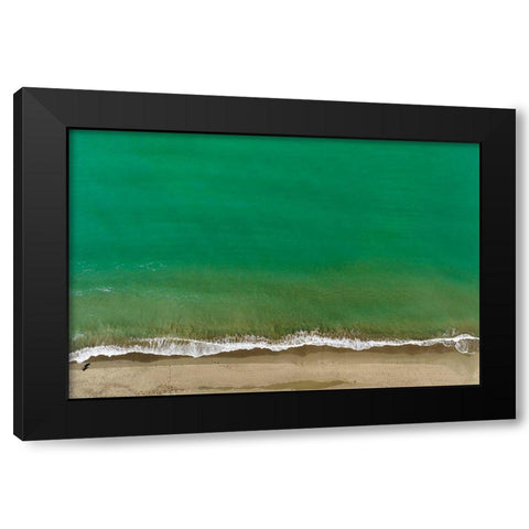 Italy-Tuscany-Torre del Lago Puccini-dunes and free beach Black Modern Wood Framed Art Print by Molinari, Michele