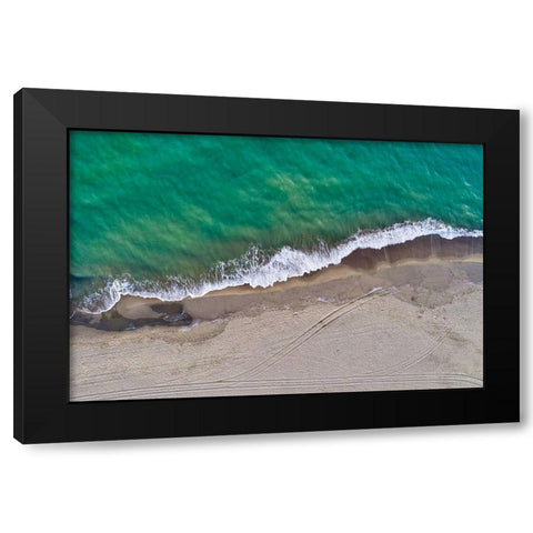 Italy-Tuscany-Torre del Lago Puccini-dunes and free beach Black Modern Wood Framed Art Print by Molinari, Michele