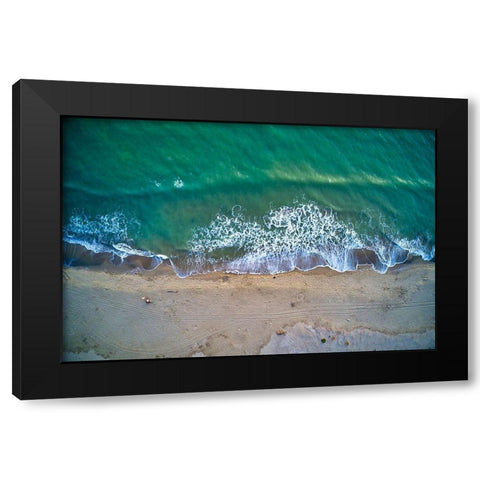 Italy-Tuscany-Torre del Lago Puccini-dunes and free beach Black Modern Wood Framed Art Print by Molinari, Michele