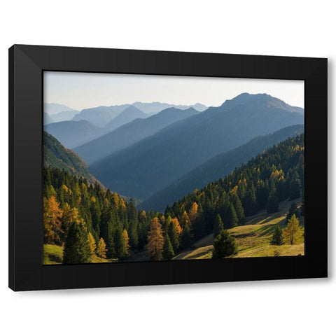 Val dAlgone Dolomiti di Brenta  Italy-Trentino Black Modern Wood Framed Art Print by Zwick, Martin