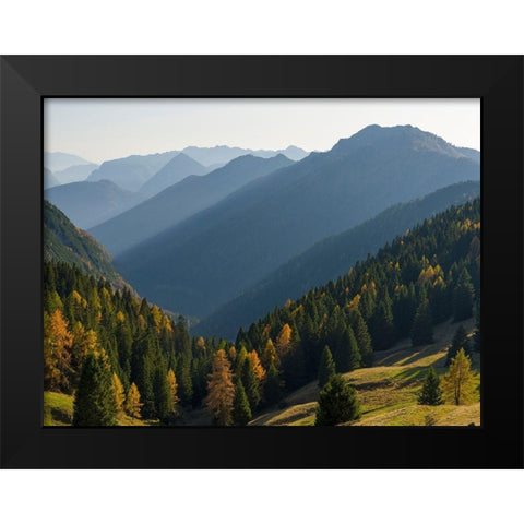 Val dAlgone Dolomiti di Brenta  Italy-Trentino Black Modern Wood Framed Art Print by Zwick, Martin