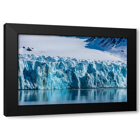 Lilliehookbreen Glacier-Spitsbergen-Svalbard Islands-Norway Black Modern Wood Framed Art Print with Double Matting by Pitamitz, Sergio