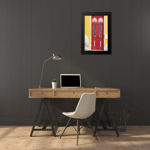 Lisbon-Portugal Black Modern Wood Framed Art Print by McRoberts, Julien