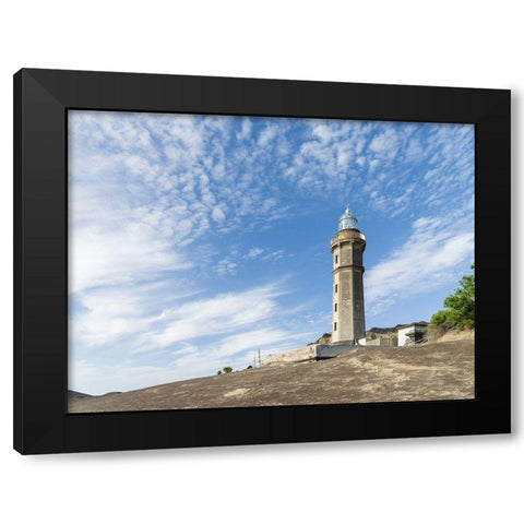 Nature Reserve Vulcao dos Capelinhos Faial Island-an island in the Azores in the Atlantic Ocean  Black Modern Wood Framed Art Print with Double Matting by Zwick, Martin