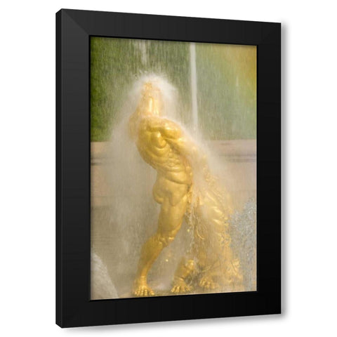 Russia Samson fountain at Peterhof Black Modern Wood Framed Art Print by Ross, Nancy ,  Steve