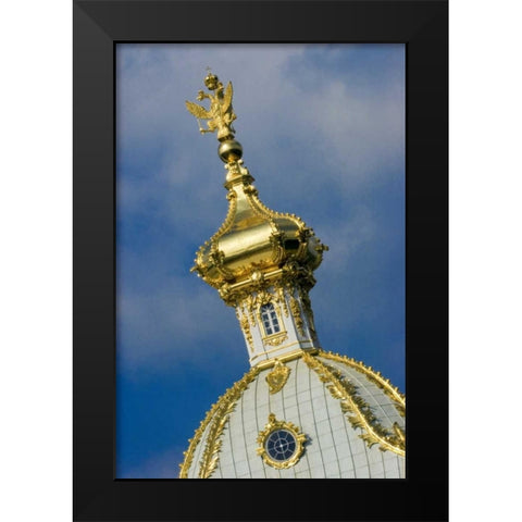 Russia, St Petersburg Peterhof palace interior Black Modern Wood Framed Art Print by Ross, Nancy ,  Steve
