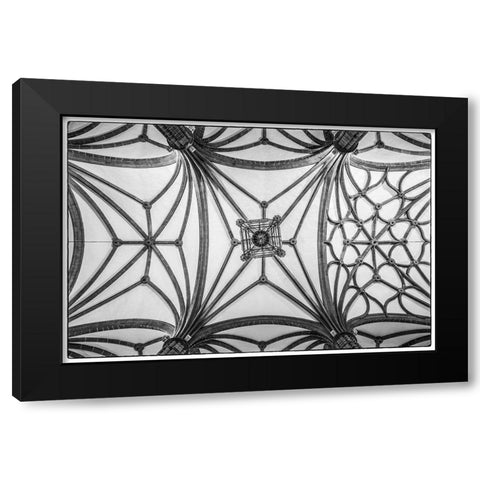 Spain-Canary Islands-Gran Canaria Island-Las Palmas de Gran Canaria-Catedral de Santa Ana-interior Black Modern Wood Framed Art Print with Double Matting by Bibikow, Walter