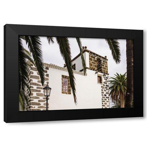Canary Islands-La Palma Island-San Andres-Iglesia de San Andres church-built in 1515 Black Modern Wood Framed Art Print with Double Matting by Bibikow, Walter