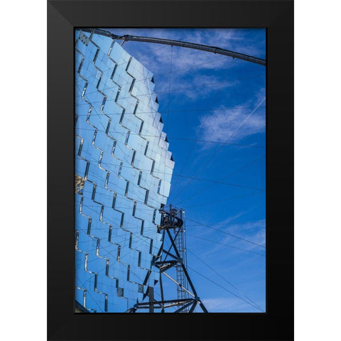 Canary Islands--Roque de los Muchachos Observatory-The Florian Goebel MAGIC Telescopes Black Modern Wood Framed Art Print by Bibikow, Walter
