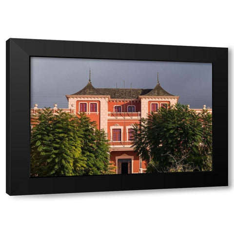 Canary Islands-Tenerife Island-La Orotava-Liceo de Taoro-built in 1928-town social club Black Modern Wood Framed Art Print with Double Matting by Bibikow, Walter
