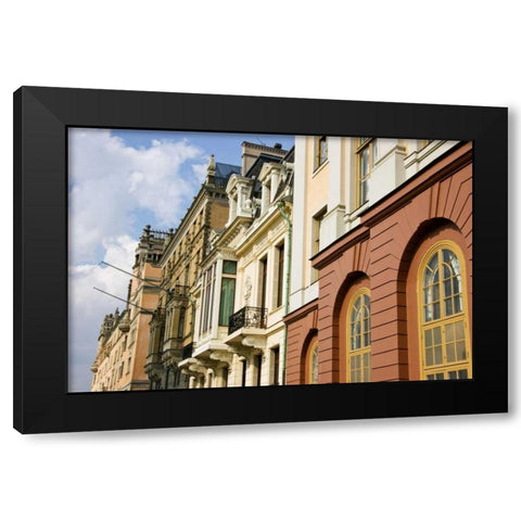 Sweden, Stockholm Typical city architecture Black Modern Wood Framed Art Print with Double Matting by Ross, Nancy ,  Steve