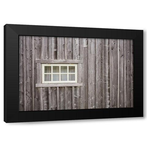 Sweden-Gotland Island-Ljugarn-fishing shack detail Black Modern Wood Framed Art Print by Bibikow, Walter