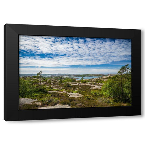 Sweden-Bohuslan-Fjallbacka-the Vetteberget cliff Black Modern Wood Framed Art Print with Double Matting by Bibikow, Walter