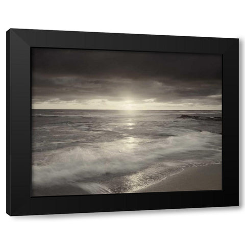 California, San Diego Sunset Cliffs beach Black Modern Wood Framed Art Print by Talbot Frank, Christopher
