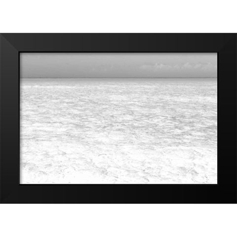 Bahamas, Exuma Island Seascape of Shroud Cay Black Modern Wood Framed Art Print by Paulson, Don