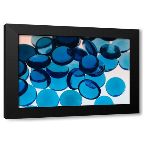 Glass Pebbles with light Black Modern Wood Framed Art Print by Beraldo, Zandina Muench