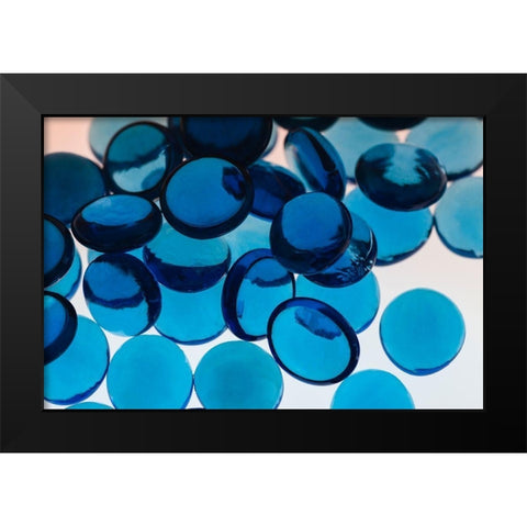 Glass Pebbles with light Black Modern Wood Framed Art Print by Beraldo, Zandina Muench