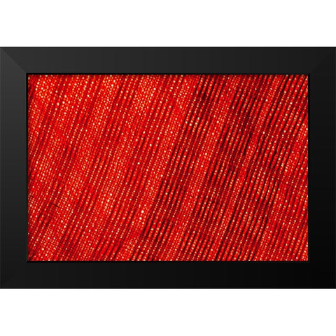 Colorful fabric detail Black Modern Wood Framed Art Print by Muench, Zandria