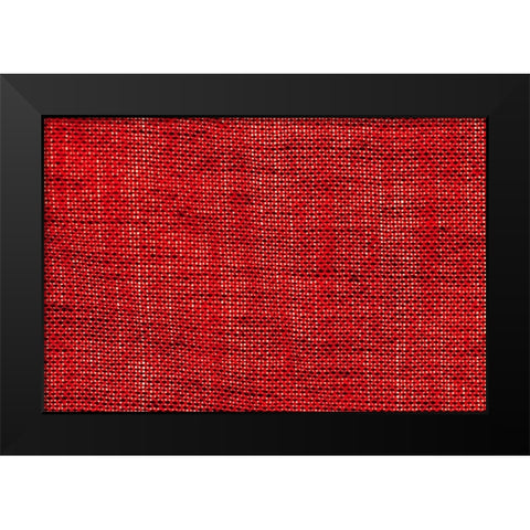 Colorful fabric detail Black Modern Wood Framed Art Print by Muench, Zandria