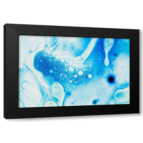 Paint-oil and water Black Modern Wood Framed Art Print with Double Matting by Muench, Zandria