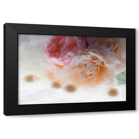 Flowers and light Black Modern Wood Framed Art Print by Muench, Zandria