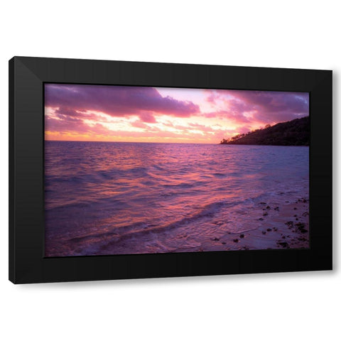 Fiji-Viti Levu Black Modern Wood Framed Art Print with Double Matting by Merrill Images