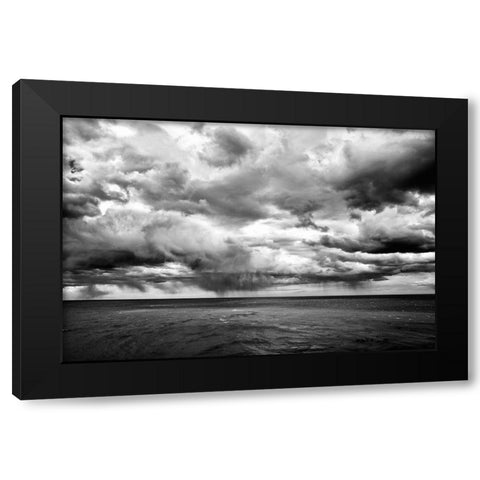Argentina-Santa Cruz Monte Leon National Park-the only coastal park in Argentina Black Modern Wood Framed Art Print by Molinari, Michele