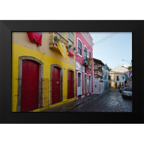 Historic Building - Olinda Black Modern Wood Framed Art Print by Su, Keren