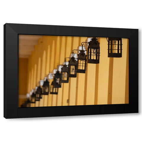 South America-Colombia-Cartagena Las Bovedas-once dungeons Black Modern Wood Framed Art Print with Double Matting by Hopkins, Cindy Miller