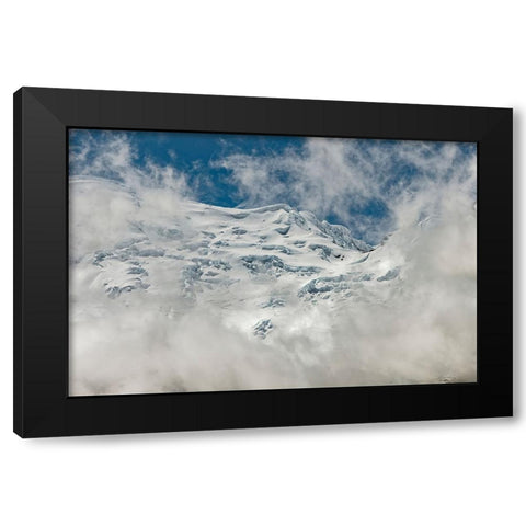 Antisana volcano-Antisana National Park-Ecuador Black Modern Wood Framed Art Print by Jones, Adam