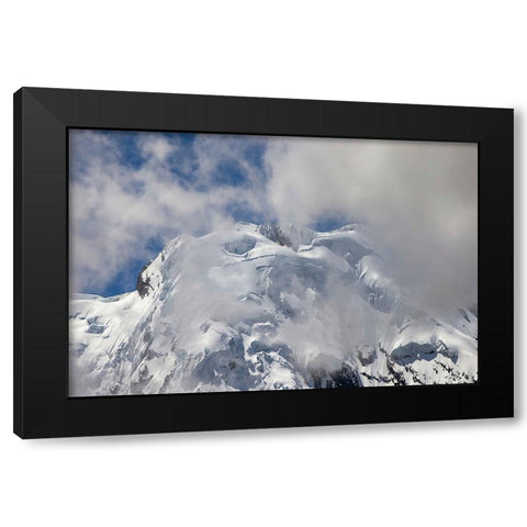 Antisana volcano-Antisana National Park-Ecuador Black Modern Wood Framed Art Print by Jones, Adam
