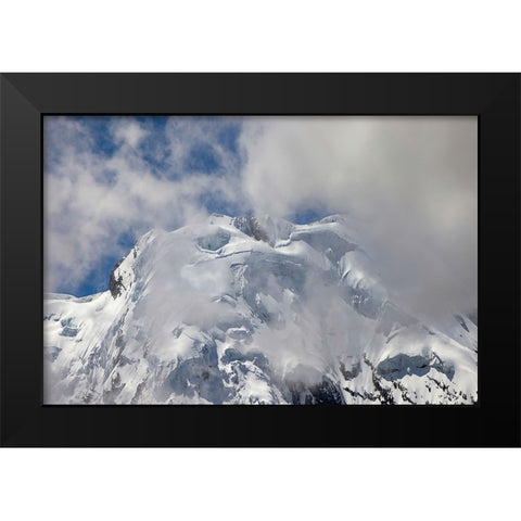 Antisana volcano-Antisana National Park-Ecuador Black Modern Wood Framed Art Print by Jones, Adam