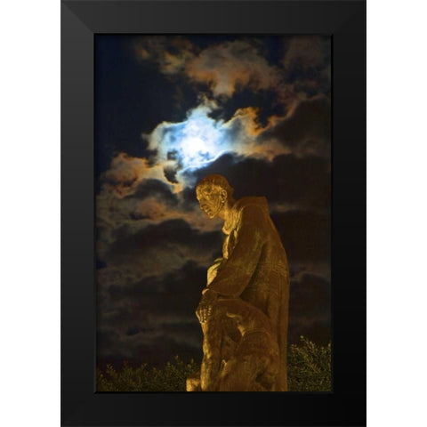 Mexico, The Jardin, Fray Juan de San Miguel Black Modern Wood Framed Art Print by Rotenberg, Nancy
