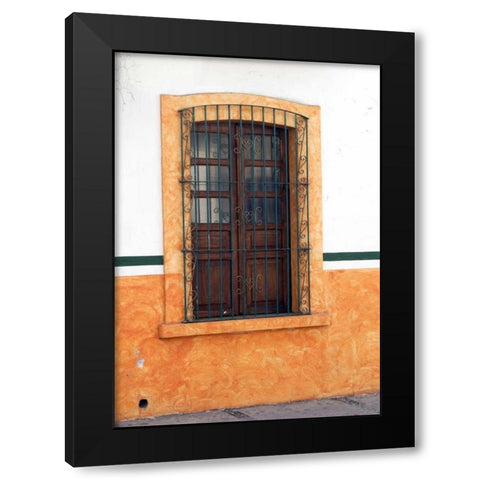 Mexico, Cabo San Lucas Detail of wooden window Black Modern Wood Framed Art Print with Double Matting by Ross, Nancy ,  Steve