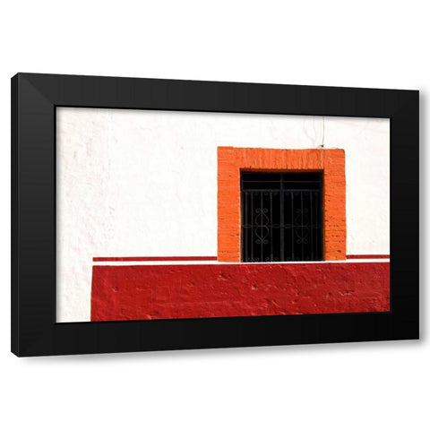 Mexico, Cabo San Lucas Detail of window Black Modern Wood Framed Art Print with Double Matting by Ross, Nancy ,  Steve