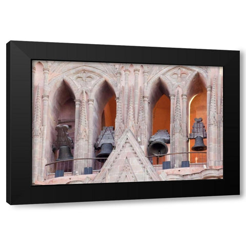 Mexico, San Miguel de Allende Church belfry Black Modern Wood Framed Art Print with Double Matting by Paulson, Don